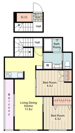 Maison de Vanilla(メゾンドバニラ)の物件間取画像